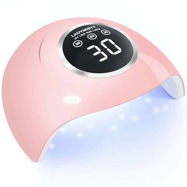 Image for article titled LadyMisty 72W UV LED Nail Lamp Light Dryer for Nails Gel Polish with 18 Beads 3 Timer Setting & LCD Touch Display Screen, Now 23% Off