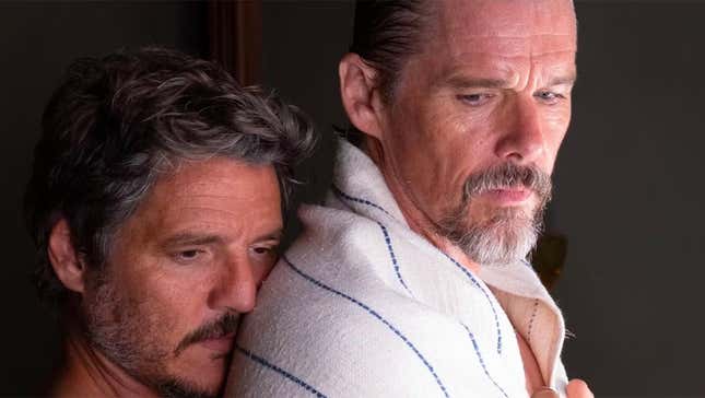 Pedro Pascal and Ethan Hawke in Strange Way Of Life 