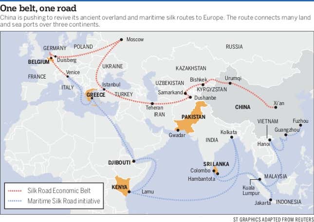 The Silk Road reinvented.