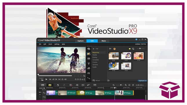 Pay $20 one time for a subscription to Corel VideoStudio Pro X9 and it’s yours forever.