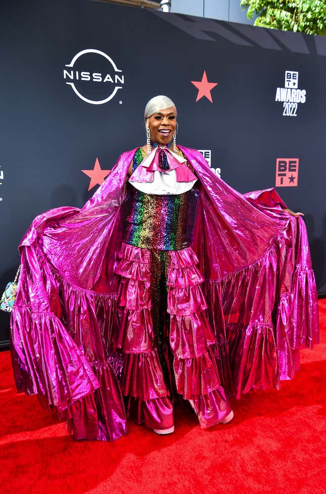 Cynthia Erivo Goes Vibrant in Louis Vuitton Outfit at BET Awards