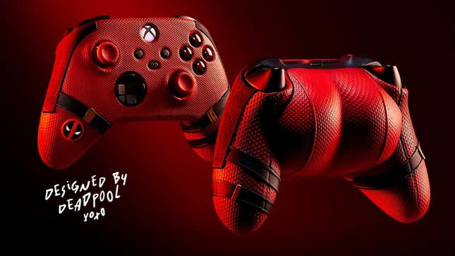 The “Cheeky Controller” based on Deadpool’s butt, which is being given away via sweepstakes.