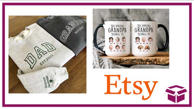 Save up to 30% off Unique Father’s Day Gifts at Etsy