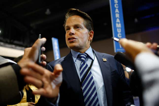 Former White House official and SkyBridge Capital Founder Anthony Scaramucci