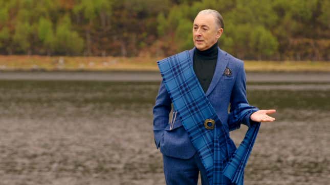 Image for article titled Let&#39;s rank all of Alan Cumming&#39;s fabulous outfits on The Traitors