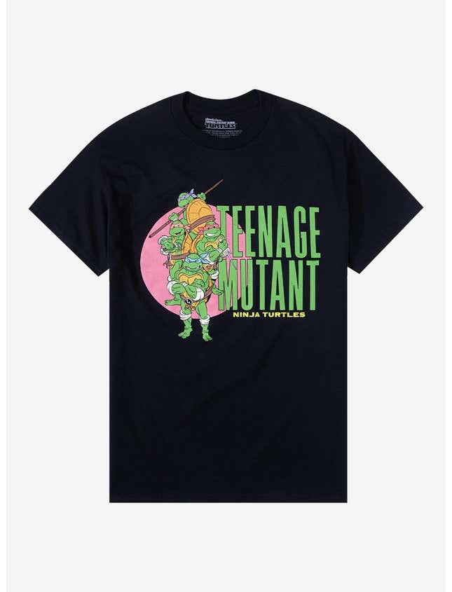 Teenage Mutant Ninja Turtles Group Action Poses T-Shirt, BoxLunch