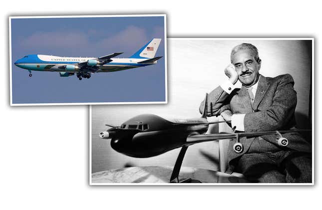 Ray and the Air Force One he designed