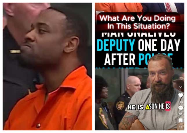 Image for article titled Rodney Hinton Jr., Dad Accused of Avenging Son's Death, Stares Cops Down in Court, Inspiring Support Across Racial Lines
