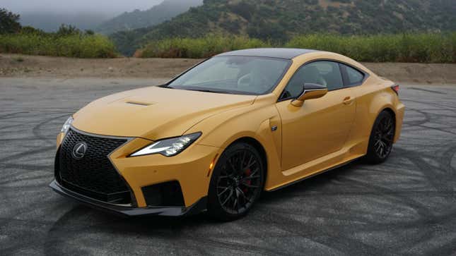 Imagen para el artículo titulado 2023 Lexus RC F tiene un motor que te hará perdonar sus pecados