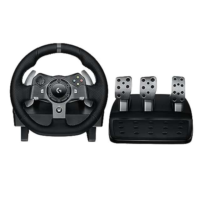 Image for article titled Logitech G920 Driving Force Racing Wheel and Floor Pedals, Now 27% Off