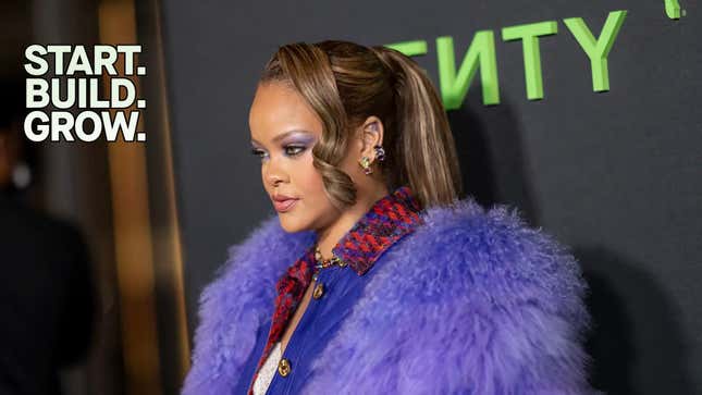 Rihanna attends the FENTY x PUMA sneaker launch party at NeueHouse Los Angeles on December 18, 2023 in Hollywood, California.