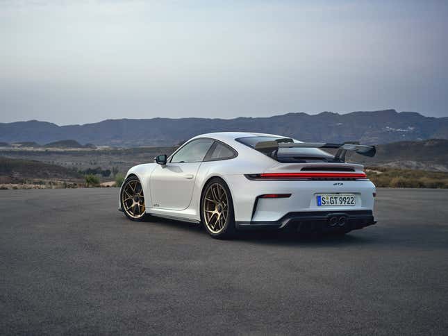 Image for article titled 2025 Porsche 911 GT3 Gets New Weissach Package, Optional Rear Seats For Wingless Touring Model