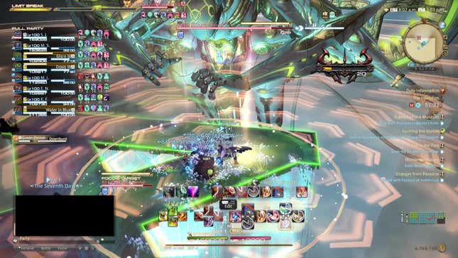 Player fight against an enormous boss.