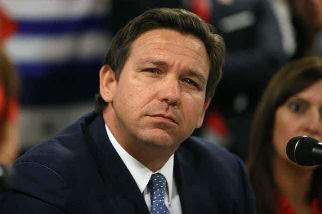 Image for article titled Gov. Ron Desantis Continues A Terrible Legislative Streak With the ‘Stop W.O.K.E. Act’