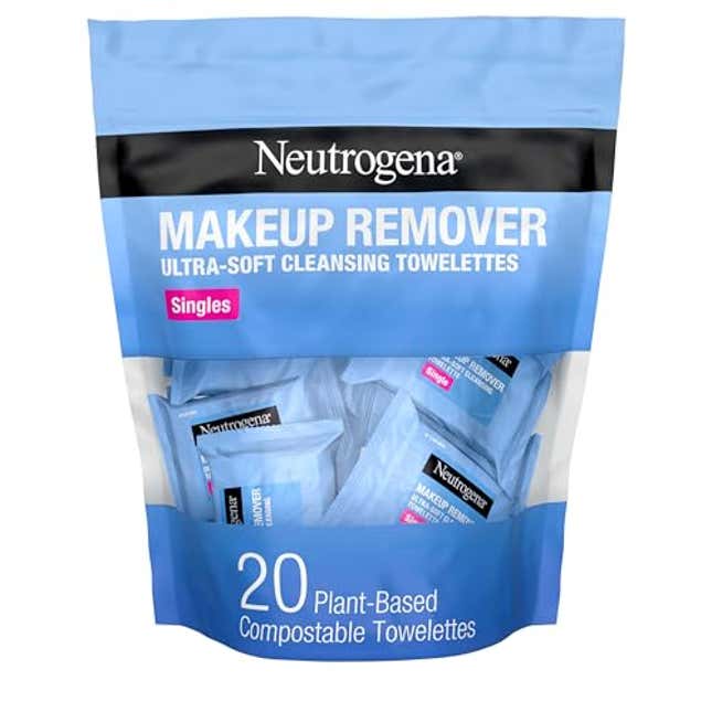 Image for article titled Neutrogena Makeup Remover Wipes Singles, Now 26% Off
