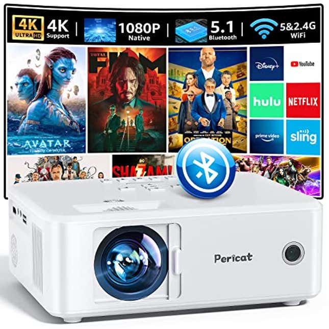 Image for article titled Projector with WiFi and Bluetooth, Now 66% Off