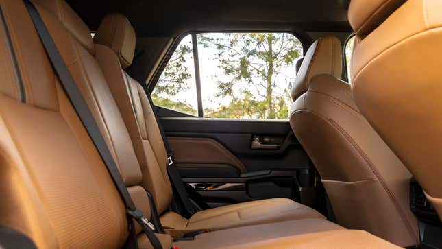 Rear seats of Toyota 4Runner 2025