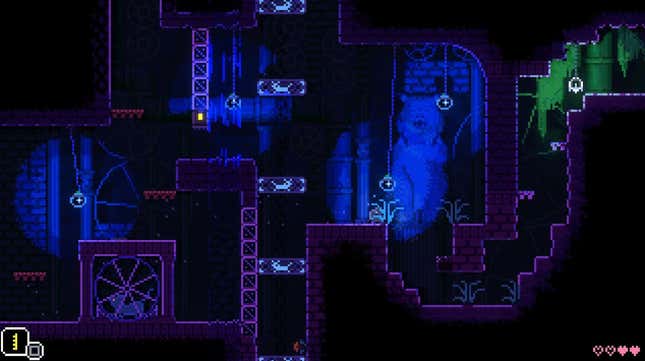 A screenshot from Animal Well. 