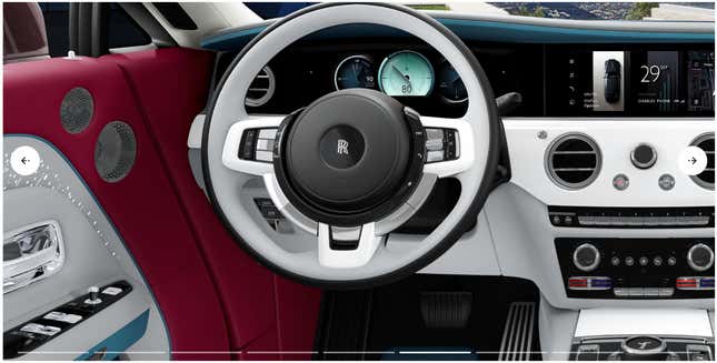 Image for article titled Everything You Can Customize in the Rolls-Royce Spectre Configurator