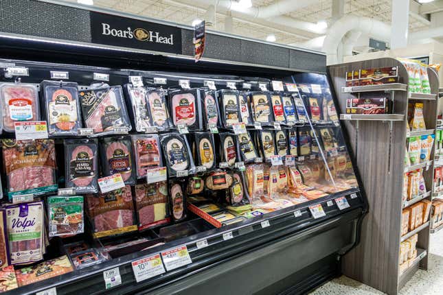 Athens, Georgia, Publix, Grocery Store Boar's Head deli meats, display