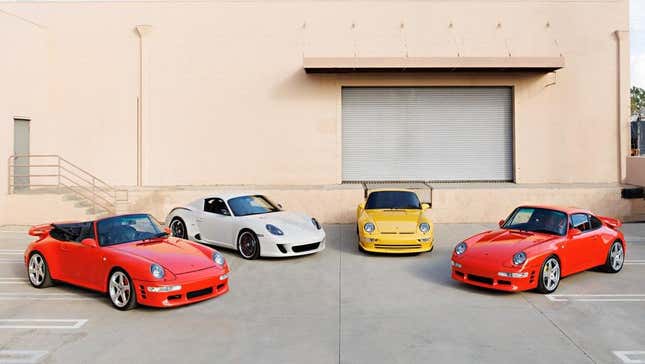 The four cars in the RUF Collection