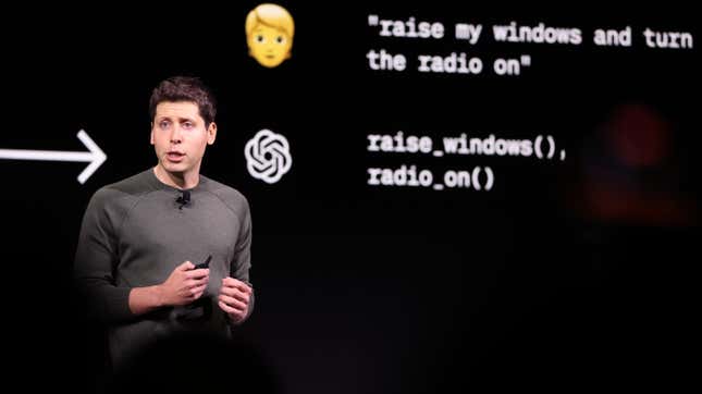 Image for article titled Sam Altman&#39;s Return, the Mysterious Q, and More of the Top AI News of the Week