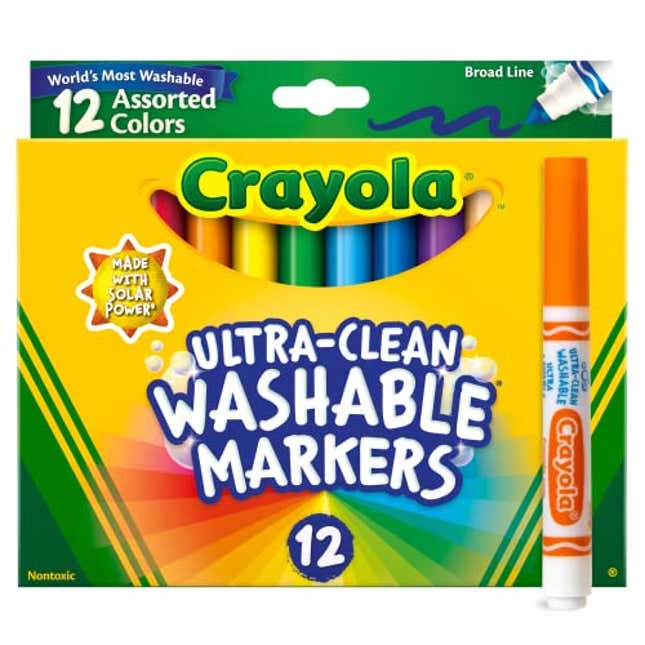 Crayola Broad Line Markers (12ct), Now 37% Off