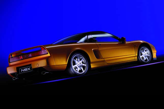 First-gen Honda NSX rear quarter view