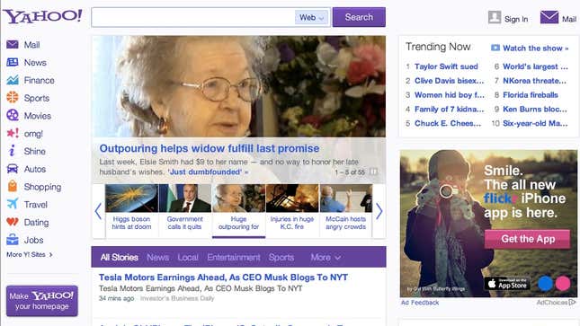 The new Yahoo.com