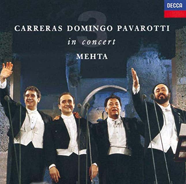 Image for article titled Carreras · Domingo · Pavarotti: The Three Tenors in Concert / Mehta, Now 38% Off