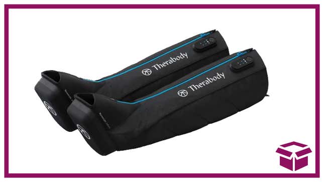 Therabody RecoveryAir JetBoots are sleek and portable.