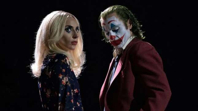 Lady Gaga and Joaquin Phoenix in Joker: Folie À Deux