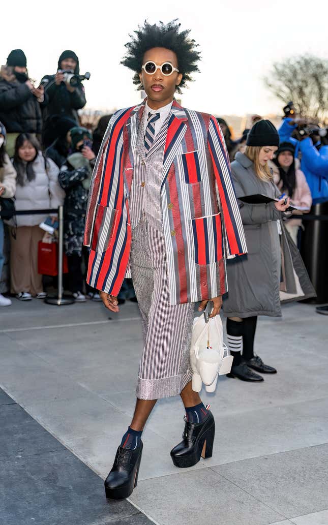 Image for article titled What Black Celebs Are Wearing to NY Fashion Week