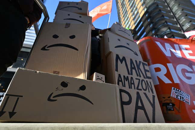 Amazon workers across a handful of U.S. cities could walk off the job this month