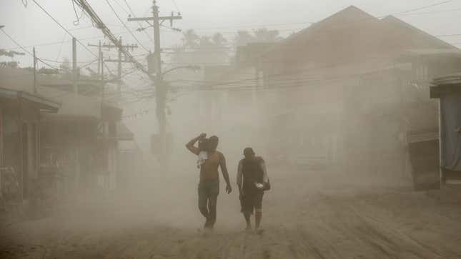 Philippines Volcano Taal Spewed Ash Prompting Evacuations And Airport Closure 3979