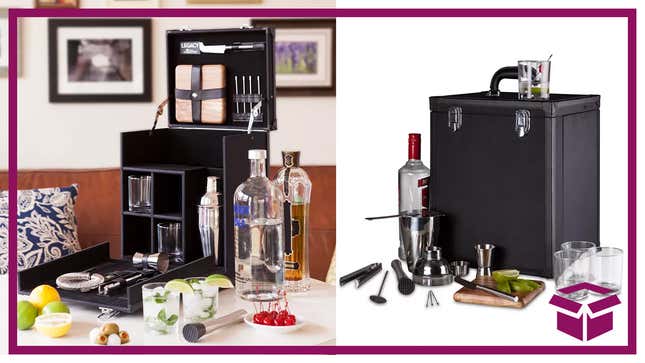 Unleash Elegance On the Move with Travel Cocktail Bar, 50% Off at Macy’s