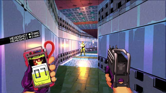 A screenshot shows someone shooting an uzi in Mullet Madjack.