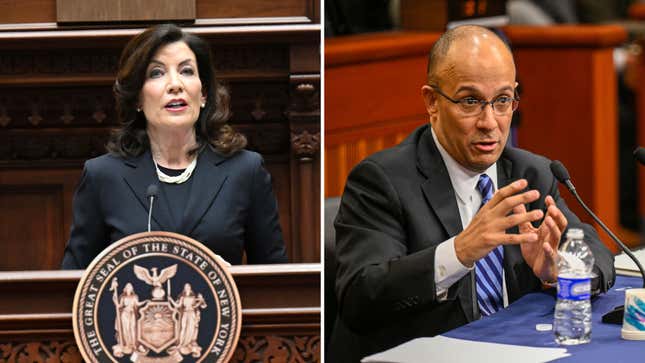 Image for article titled New York’s Democratic Governor May Sue Her Own Party to Force Through Anti-Abortion Judge