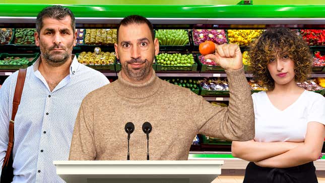 Image for article titled Italian Immigrants Shopping In U.S. Grocery Stores Announce These Tomatoes No Good