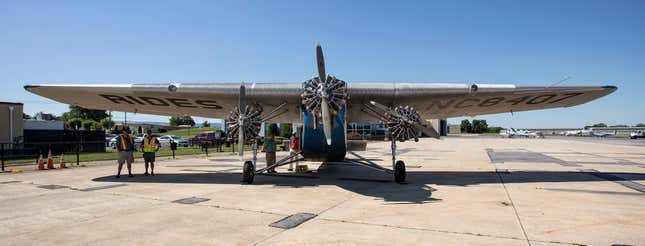 Ford 4-AT Tri-Motor NC8407 at Frederick Airport, Maryland, USA