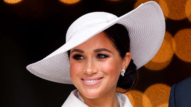 Meghan, Duchess of Sussex attends a National Service of Thanksgiving to celebrate the Platinum Jubilee of Queen Elizabeth II on June 3, 2022 in London, England.