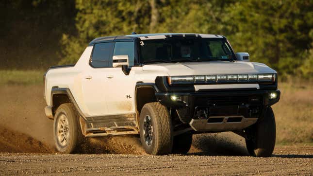 Image for article titled Greedy Flippers Are Already Trying To Make A Quick Buck On Hummer EVs