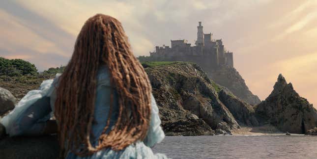 The Little Mermaid looking at Kingdom