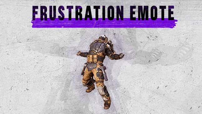 Image for article titled Outriders Had A Rough Launch, So Now Fans Get A &#39;Frustration&#39; Emote