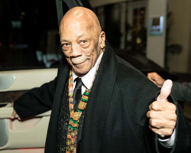 Quincy Jones nimmt an Byron Allens 4. jährlicher Oscar-Gala zu Benefiz für das Kinderkrankenhaus Los Angeles im Beverly Wilshire , einem Four Seasons Hotel am 9. Februar 2020 in Los Angeles, Kalifornien teil.