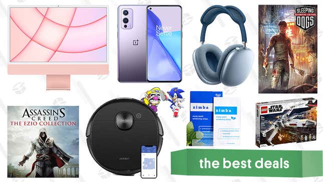 Image for article titled Friday&#39;s Best Deals: Apple iMac (2021), OnePlus 9 5G, AirPods Max, LEGO X-Wing, Sleeping Dogs, Ecovacs Deebot T8 AIVI, Zimba Whitening Strips, and More