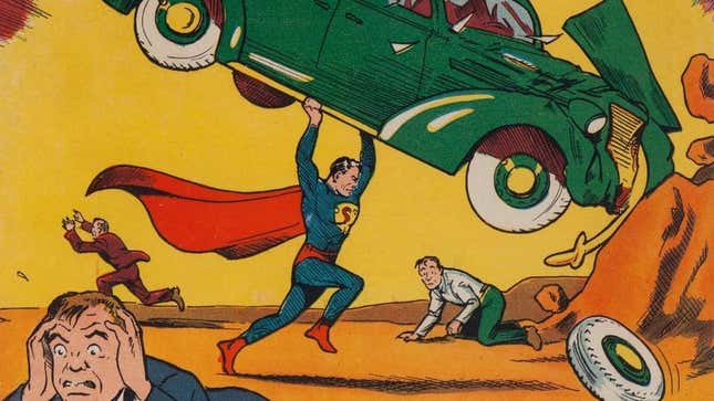 Cover of Action Comics #1 featuring Superman