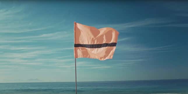 Refugee team flag.