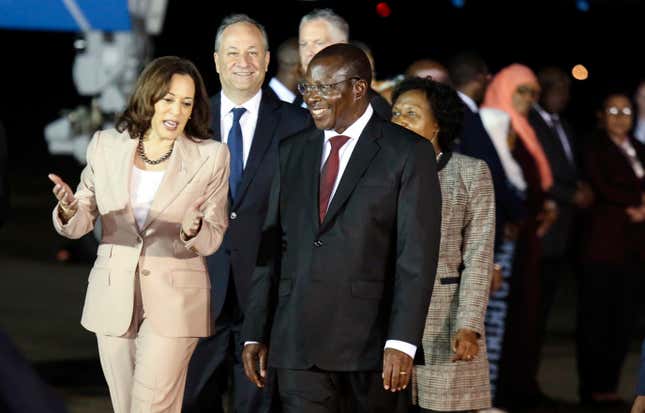 Image for article titled Here Are More Best Moments From VP Kamala Harris&#39; Africa Tour