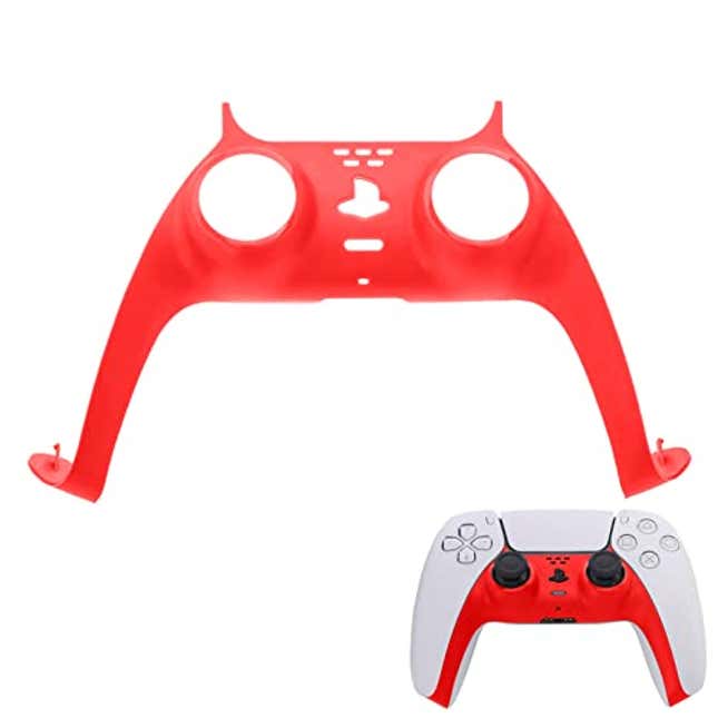 Image for article titled Red PS5 Controller Plate, Now 99.54% Off